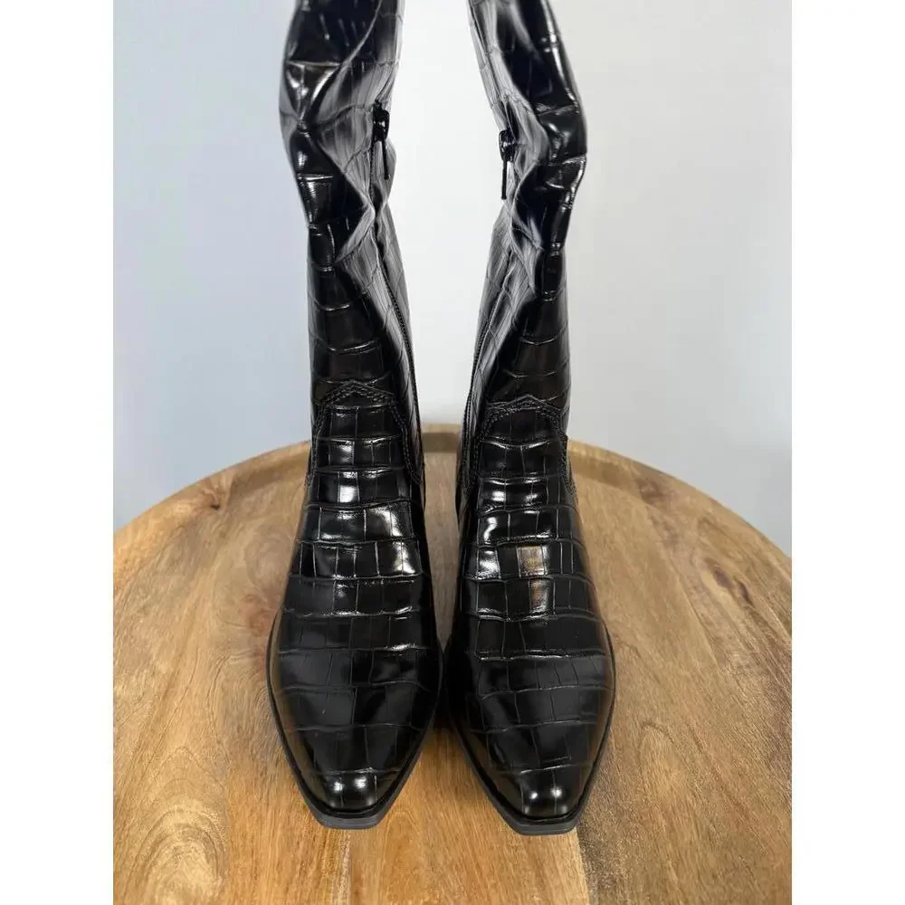 Sun + Stone Women's Dollyy Pointed-Toe Western Boots Size 5.5 NWOB